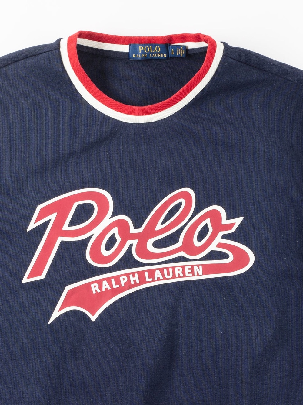 RALPH LAUREN POLO VINTAGE OO'S MENS SWEATSHIRT IN BLUE RED NWOT SZ XL - Picture 4 of 14